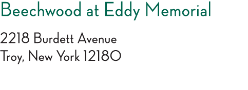 Beechwood at Eddy Memorial 2218 Burdett Avenue Troy, New York 12180