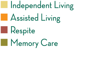   Independent Living   Assisted Living   Respite   Memory Care