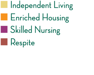   Independent Living   Enriched Housing   Skilled Nursing   Respite