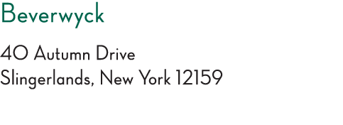 Beverwyck 40 Autumn Drive Slingerlands, New York 12159
