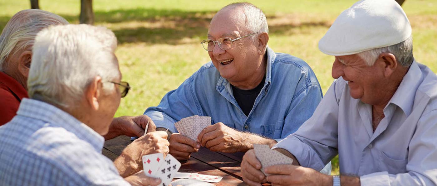 men playing cards