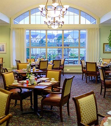 terrace at The Glen interior