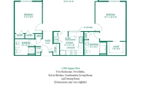 The Ten Eyck II floor plan