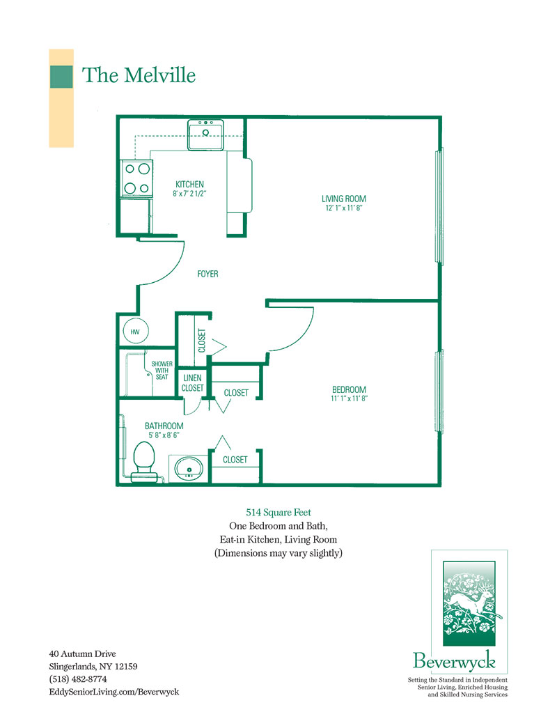 The Melville floor plan