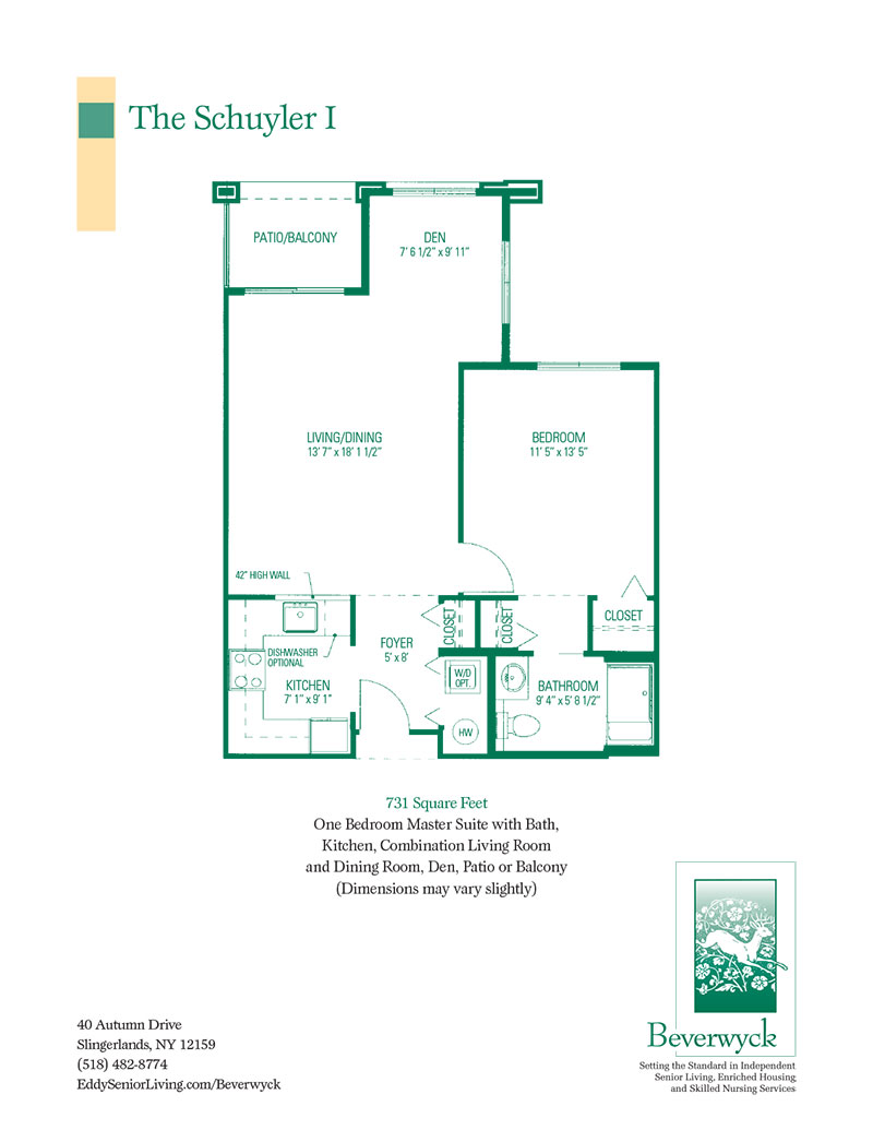 The Schuyler I floor plan