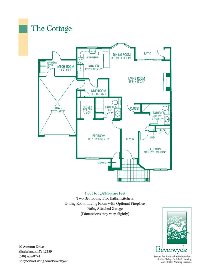 The Cottage floor plan