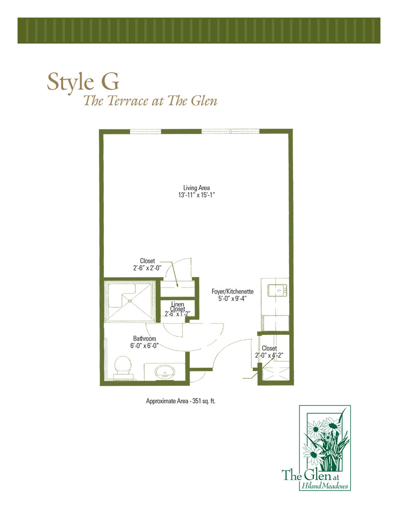 Terrace at The Glen Floor Plans Style G