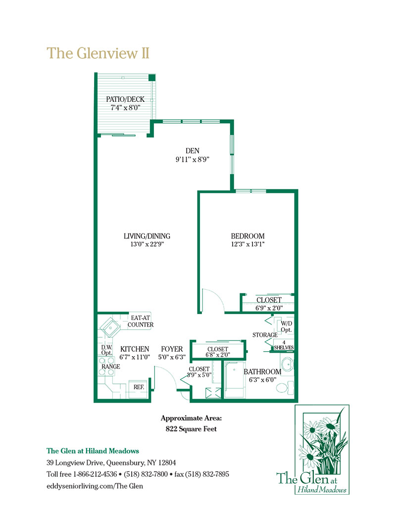 The Glenview II floor plan