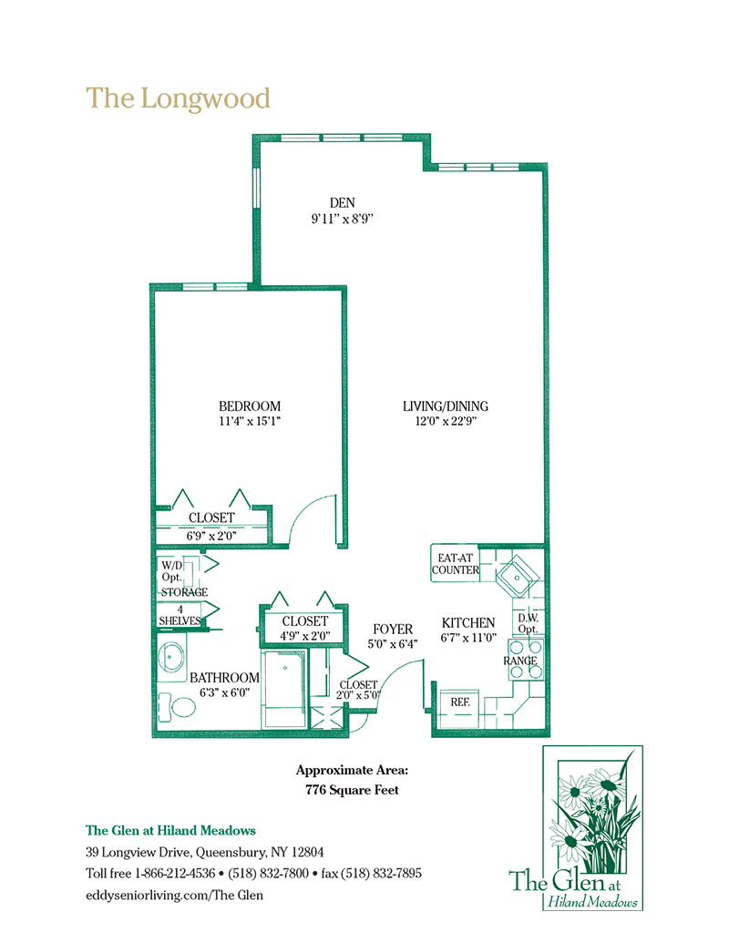 The Longwood floor plan