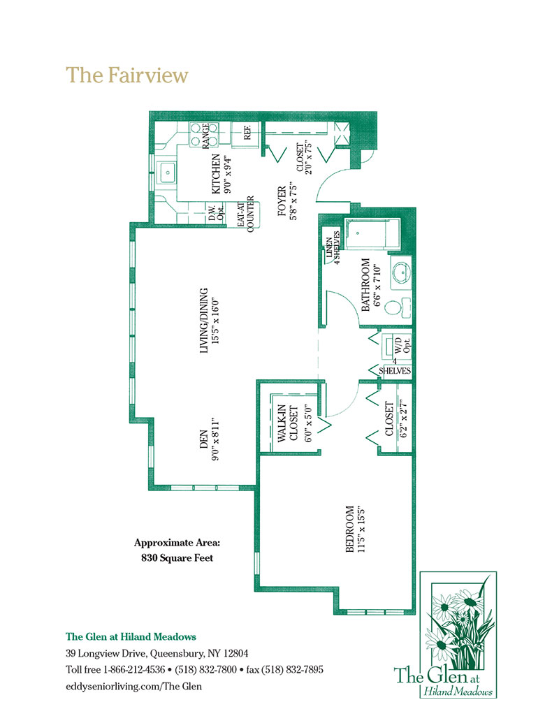 The Fairview floor plan