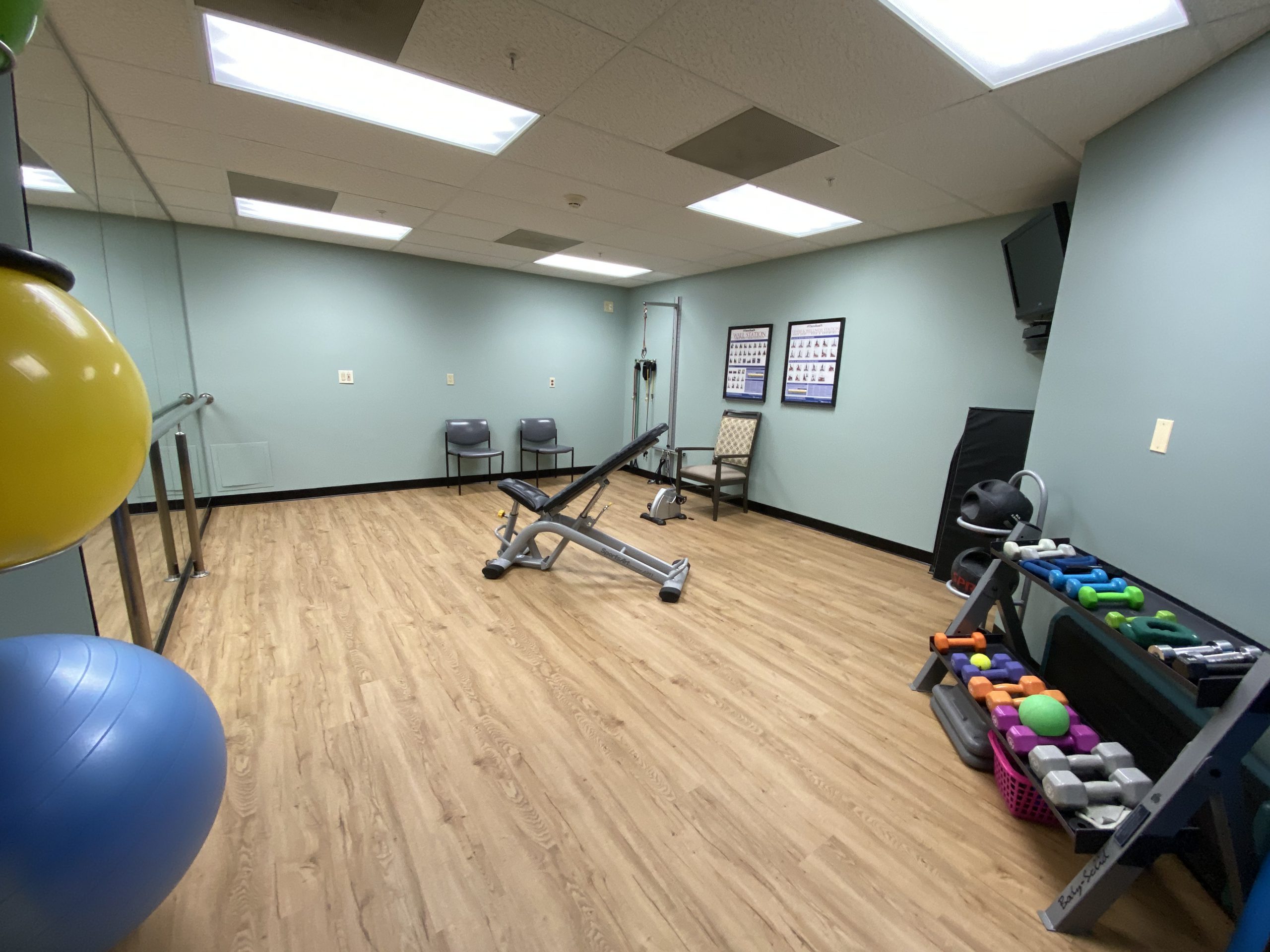 Glen Eddy exercise room