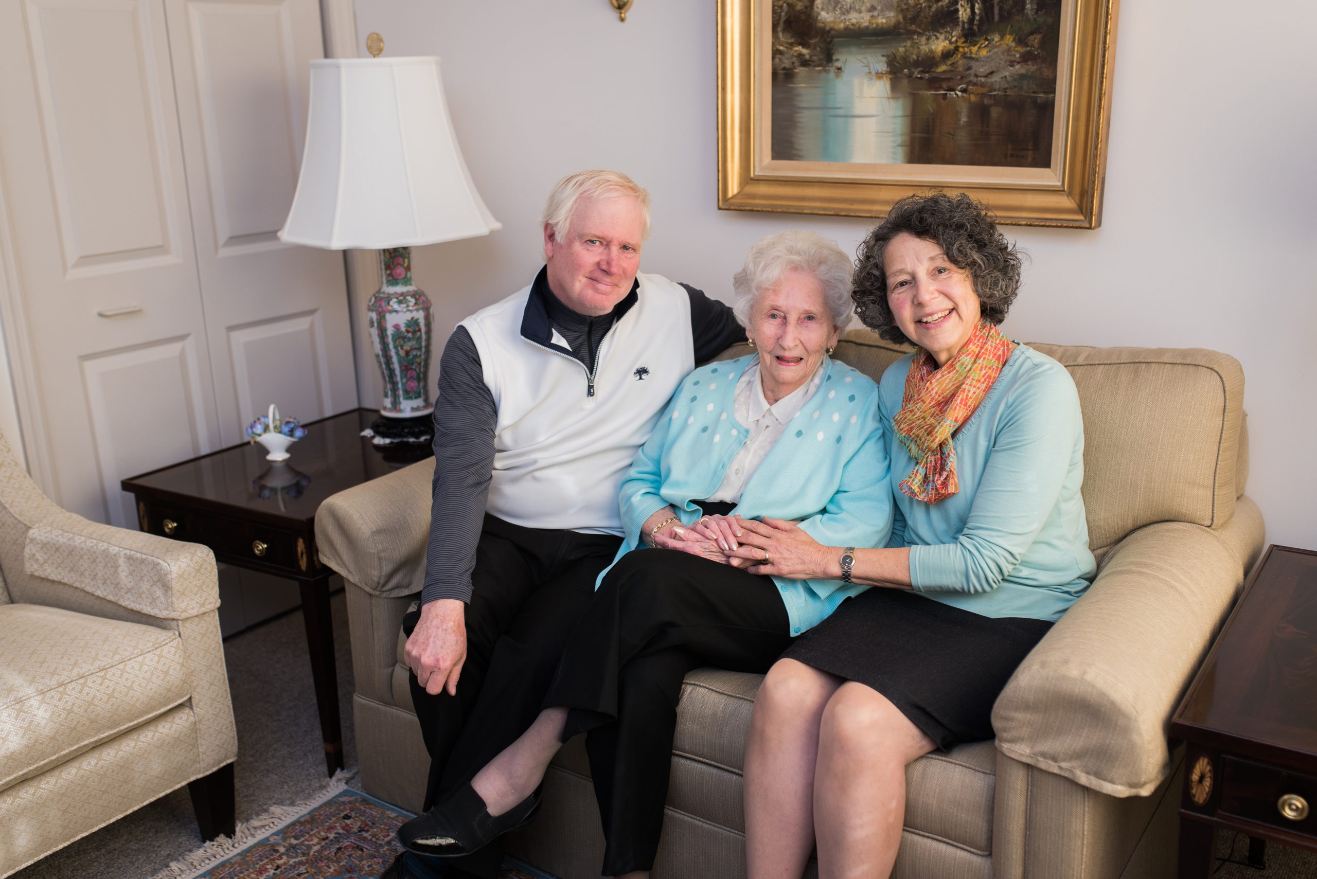 The Terrace at Beverwyck - family on couch