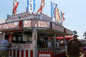 Food vender at the fair