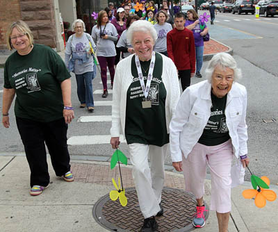 Seniors on Volunteer Walk