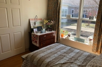 Bedroom window at Marjorie Doyle Rockwell Center