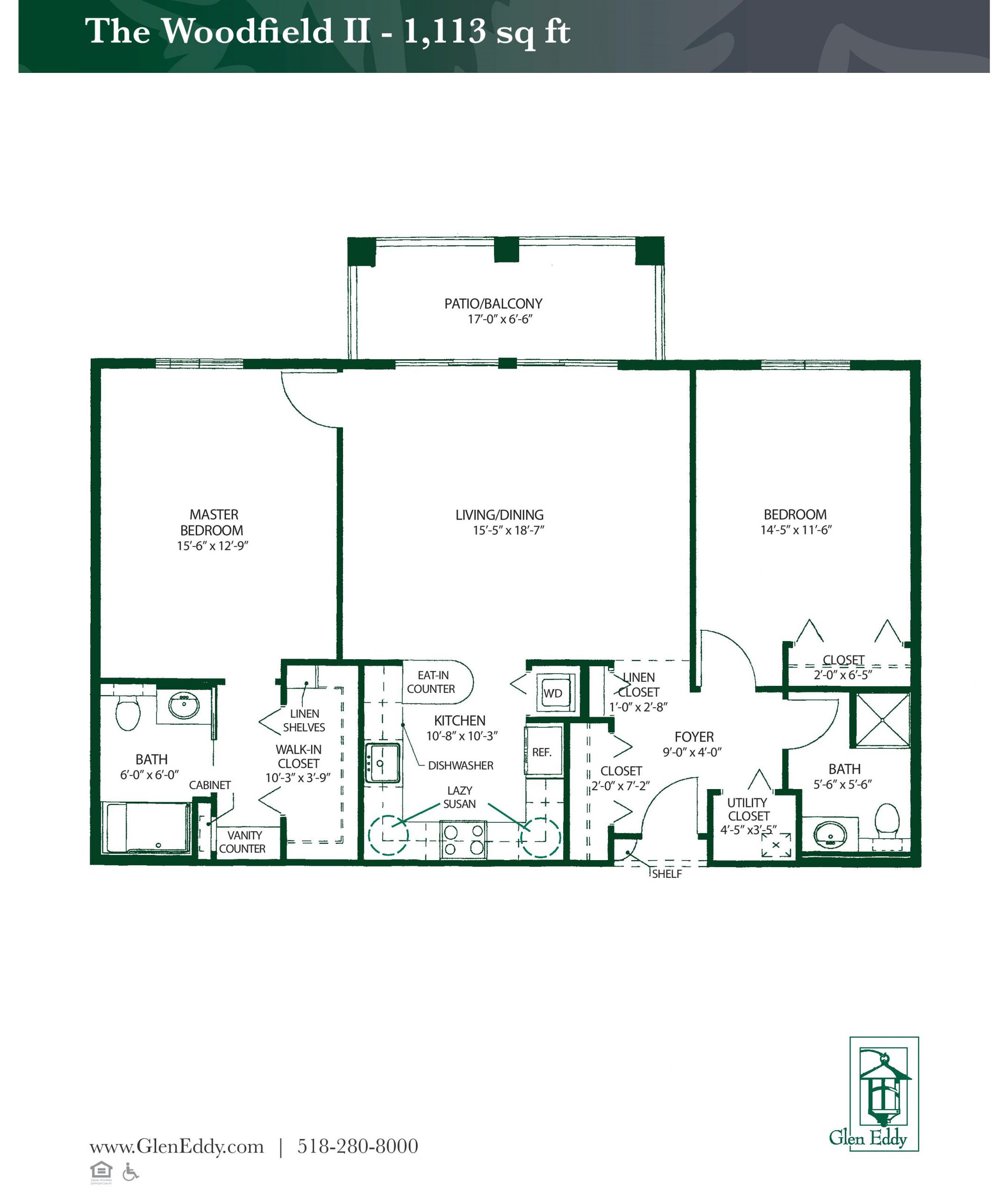 The Woodfield II Floor Plan