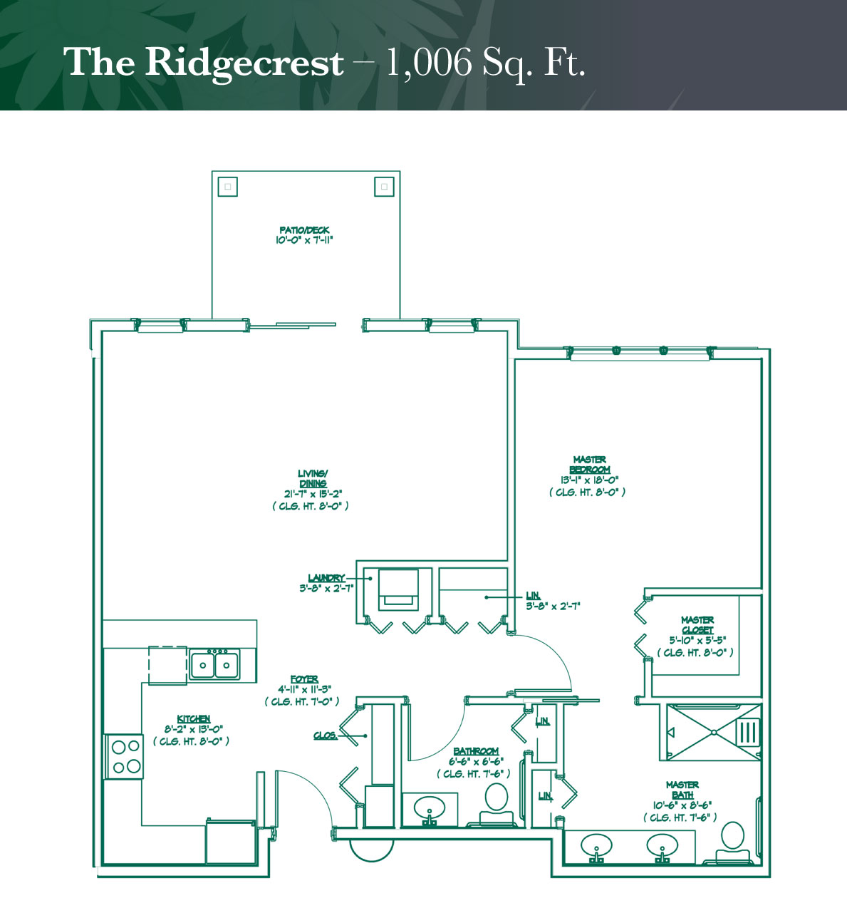 The Ridgecrest floorplan