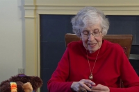 The Glen at Hiland Meadows Residents Make Teddy Bear Sweaters